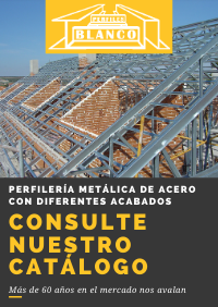 catálogo perfiles blanco estructura aligerada