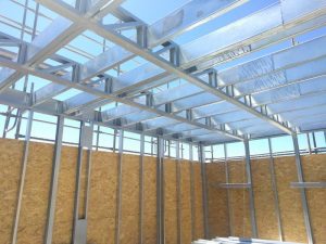 steel frame obras civiles