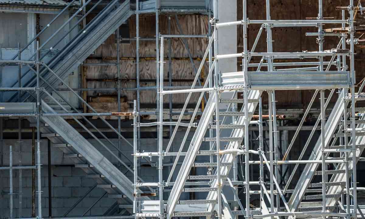 escalera con Steel Framing para la construcción
