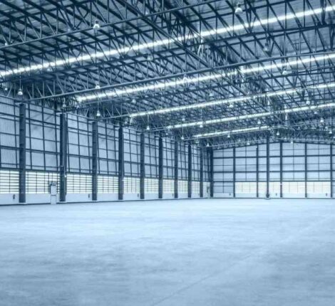 construcción steel framing para nave industrial