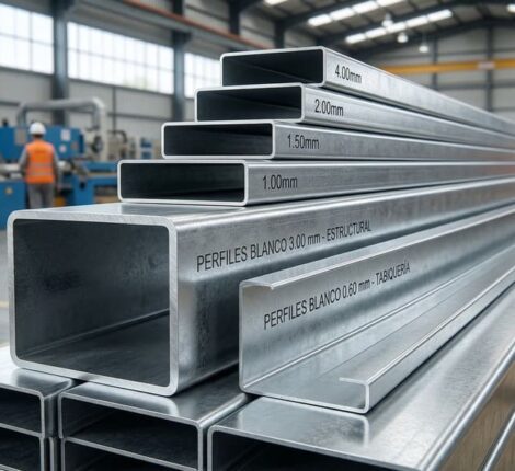 espesor perfiles conformados en frío